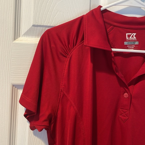 Cutter & Buck women’s M Kentucky derby short sleeved collared shirt - Picture 5 of 7